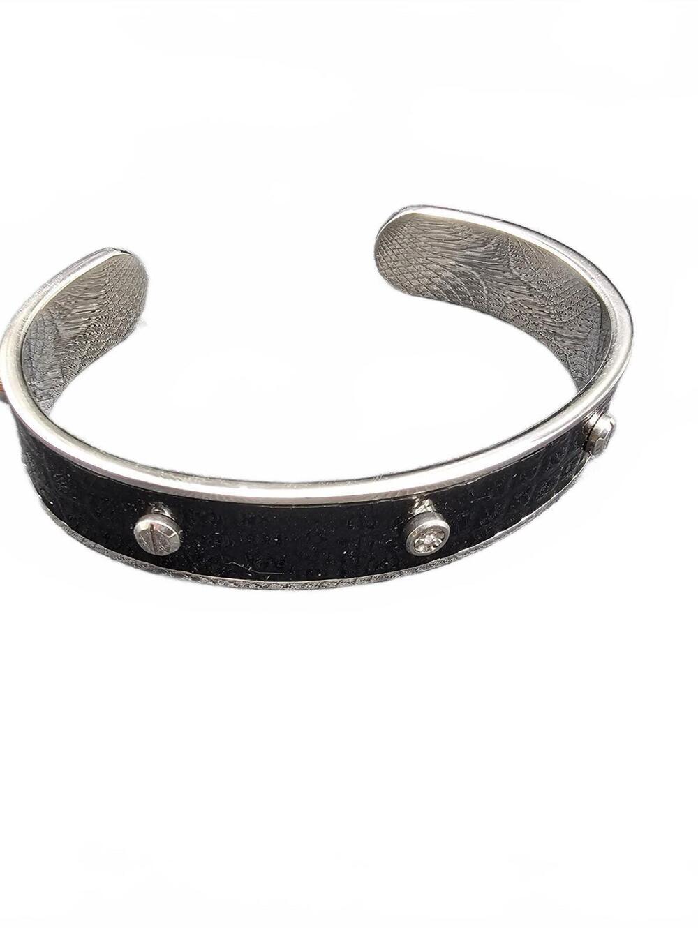 Morellato black cuff bracelet